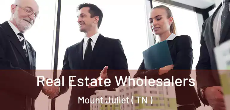 Real Estate Wholesalers Mount Juliet ( TN )