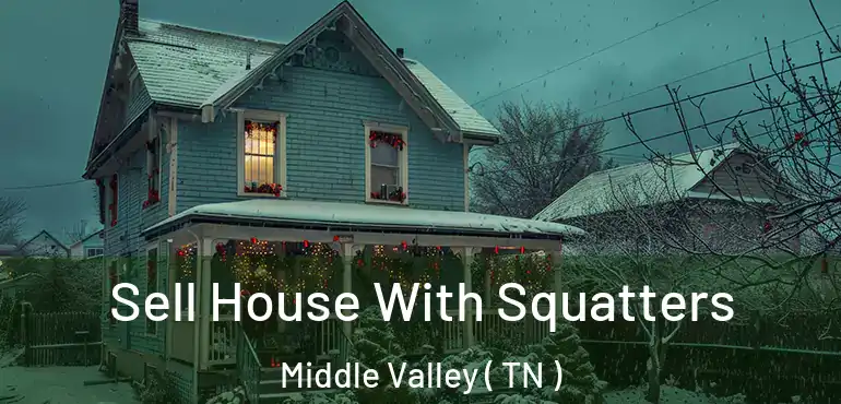  Sell House With Squatters Middle Valley ( TN )