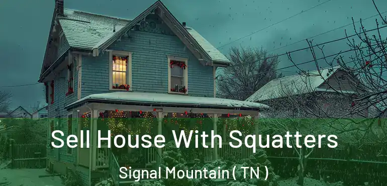  Sell House With Squatters Signal Mountain ( TN )