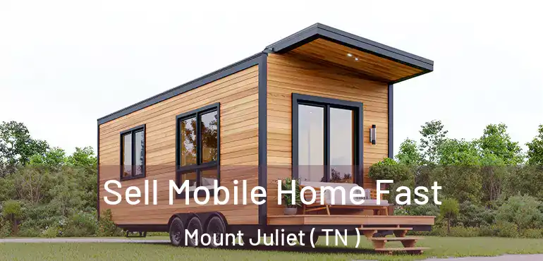  Sell Mobile Home Fast Mount Juliet ( TN )