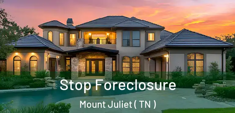  Stop Foreclosure Mount Juliet ( TN )