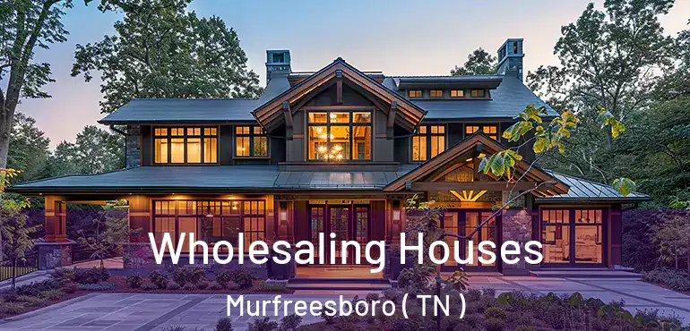  Wholesaling Houses Murfreesboro ( TN )
